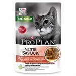 Купить Purina Pro Plan NutriSavour для стерилизованных кошек говядина 85 гр Pro Plan в Калиниграде с доставкой (фото 1)