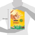 Сухой корм Friskies для взрослых кошек с кроликом и полезными овощами, 400 г