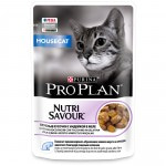 Купить Pro Plan Nutri Savour для взрослых кошек, живущих дома, вкусные кусочки с индейкой, в желе, 85 г Pro Plan в Калиниграде с доставкой (фото 1)