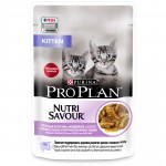Купить Влажный корм Pro Plan® Nutri Savour® для котят, с индейкой в соусе, Пауч, 85 г Pro Plan в Калиниграде с доставкой (фото 1)