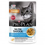 Купить Pro Plan Nutri Savour для кошек с чувствительной кожей, нежные кусочки с треской, в соусе, 85 г Pro Plan в Калиниграде с доставкой (фото 1)