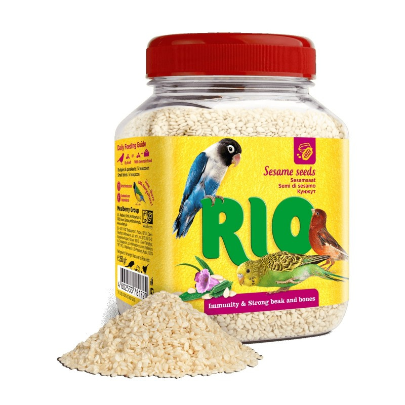 Купить RIO Семена кунжута. Лакомство для декоративных птиц 250 гр RIO в Калиниграде с доставкой (фото)