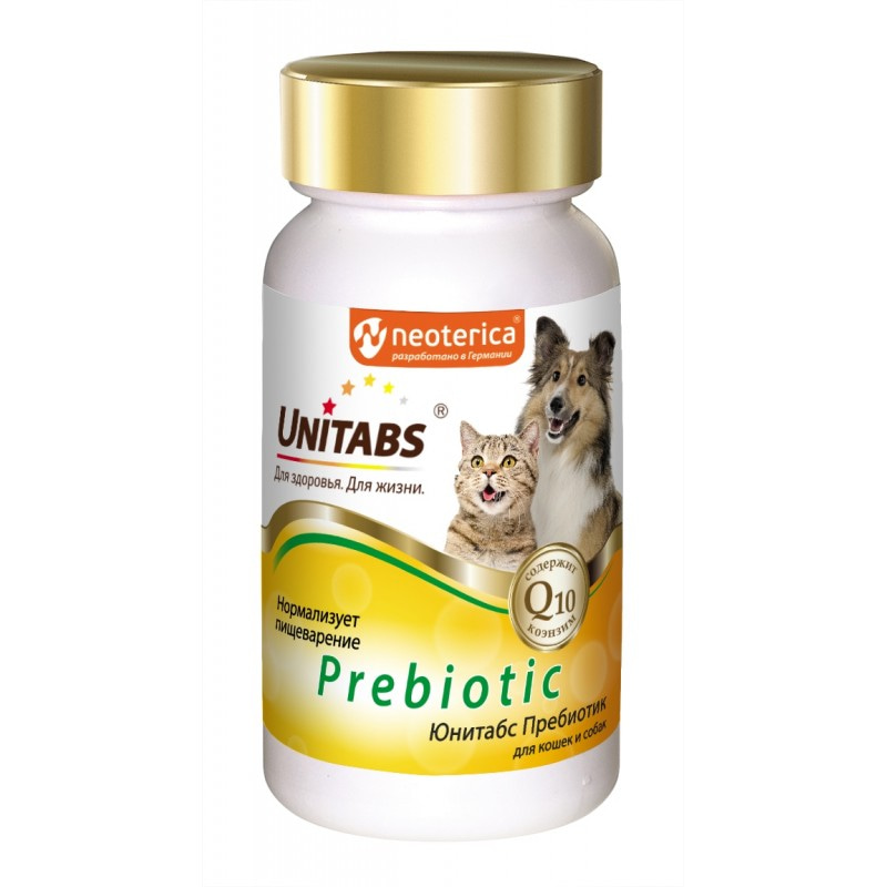 Купить Витамины для кошек и собак Unitabs Prebiotic Пребиотик, 100 таблеток Unitabs в Калиниграде с доставкой (фото)