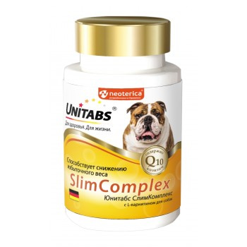 Unitabs Слим Комплекс с Q10 для собак 100 таблеток