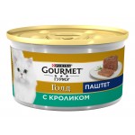 Влажный корм Purina Gourmet Голд Паштет для кошек, с кроликом, 85 г