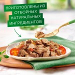 Влажный корм Gourmet Натуральные рецепты для кошек, с ягненком и с томатами, 85 г