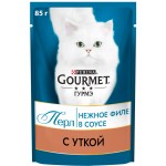 Консервы для кошек Purina Gourmet Perle, мини-филе с уткой, 85 г