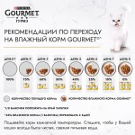 Корм консервированный Purina Gourmet Perle Соус Де-люкс для кошек с говядиной в роскошном соусе, 85 г