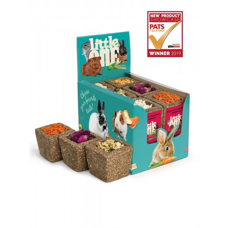 Лакомство для всех видов грызунов и кроликов Корзинка из луговых трав Little One, ассорти 65 гр