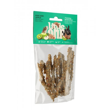 Little One Лакомые ветви с киви и яблоком Лакомство для всех видов грызунов 35 гр