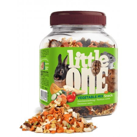 Лакомство для всех видов грызунов Овощная смесь Little One 150 гр