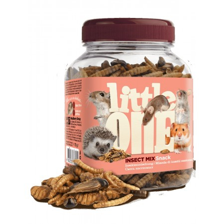 Лакомство для всеядных грызунов Смесь насекомых Little One 75 гр