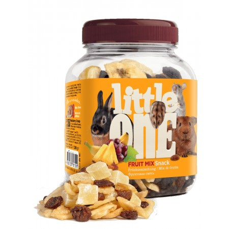 Лакомство для всех видов грызунов Фруктовая смесь Little One 200 гр