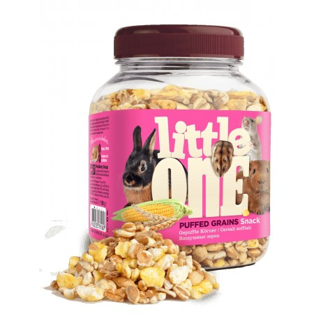 Лакомство для всех видов грызунов воздушные зерна Little One 100 гр