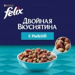 Купить Felix Двойная вкуснятина для домашних кошек, с рыбой, 600 гр Felix в Калиниграде с доставкой (фото 5)