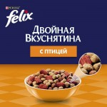 Купить Felix Двойная вкуснятина для домашних кошек, с птицей, 200 гр Felix в Калиниграде с доставкой (фото 4)
