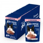 Купить Felix Природа вкуса для взрослых кошек, с лососем в соусе, 75 г Felix в Калиниграде с доставкой (фото 11)