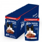 Купить Felix Природа вкуса для взрослых кошек, с говядиной, 75 г Felix в Калиниграде с доставкой (фото 7)