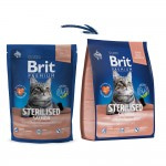 Купить Brit Premium Cat Sterilized с лососем и курицей для взрослых стерилизованных кошек 400 гр Brit в Калиниграде с доставкой (фото 2)