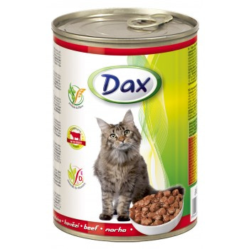 Консервы Dax для кошек, с говядиной, 415 гр
