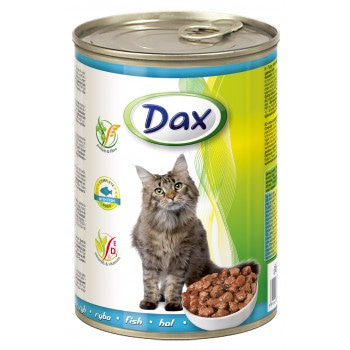 Консервы Dax для кошек, с рыбой, 415 гр