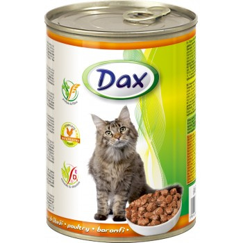 Консервы Dax для кошек, с птицей, 415 гр