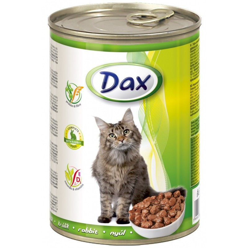 Купить Консервы Dax для кошек, с кроликом, 415 гр DAX в Калиниграде с доставкой (фото)