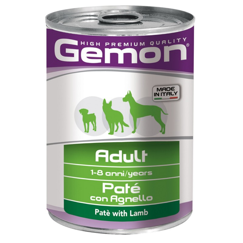 Влажный корм Gemon Dog для собак паштет ягненок 400г