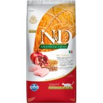 Сухой низкозерновой корм для стерилизованных кошек Farmina N&D Low Grain Cat Chicken & Pomegranate Neutered c курицей и гранатом 5 кг
