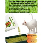 Купить Комкующийся соевый наполнитель для кошачьего туалета Goliaf Premium ТОФУ Зелёный чай, смываемый, 6 л Goliaf в Калиниграде с доставкой (фото 10)