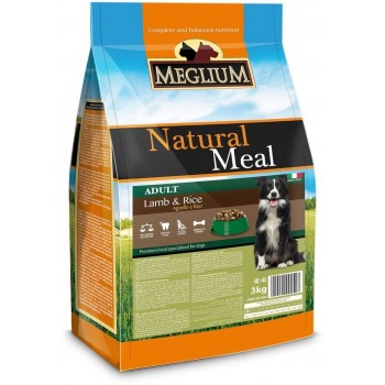 Meglium гипоаллергенный корм для собак с чувствительным пищеварением, ягнёнок и рис 3 кг