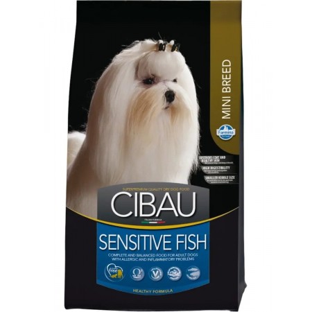 Farmina Cibau для взрослых собак малых пород, при пищевой аллергии, с рыбой 2.5 кг