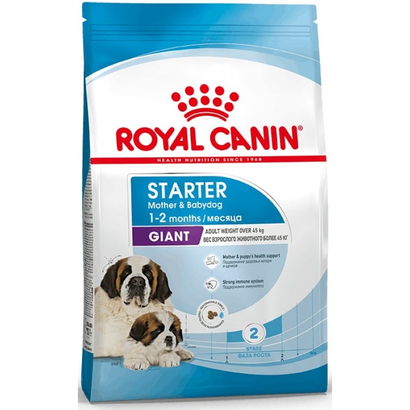 Купить ROYAL CANIN Giant Starter Mother&Babydog, для беременных собак и щенков до 2-х месяцев 4 кг Royal Canin в Калиниграде с доставкой (фото)