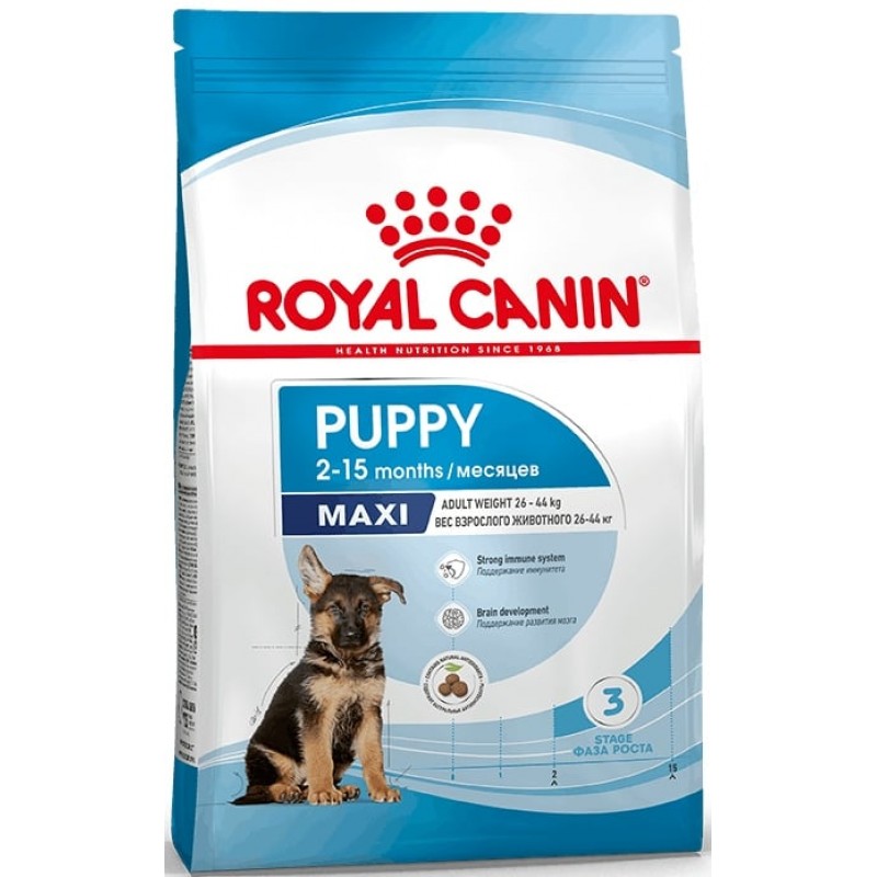 Купить Royal Canin MAXI PUPPY для щенков и юниоров крупных пород 3 кг Royal Canin в Калиниграде с доставкой (фото)