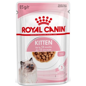 Консервы Royal Canin, для котят с 4 до 12 месяцев, мелкие кусочки в соусе, 85 г