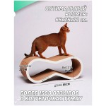 Купить Когтеточка-лежанка из гофрокартона Тумяу Айс для кошек, 65 х 25 х 22 см., цвет в ассортименте Тумяу в Калиниграде с доставкой (фото 16)