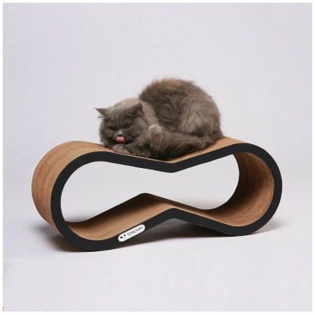 Когтеточка-лежанка из гофрокартона Тумяу Айс для кошек, 65 х 25 х 22 см., цвет в ассортименте