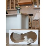 Купить Когтеточка-лежанка из гофрокартона Тумяу Аквариум для кошек, 77 х 37 х 22 см., цвет в ассортименте Тумяу в Калиниграде с доставкой (фото 1)