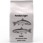 Купить Корм сухой Petdiets Light для собак средних пород, рыба, 18 кг Petdiets в Калиниграде с доставкой (фото)