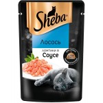 Купить Sheba Pleasure влажный корм для взрослых кошек, ломтики лосося в соусе, 75 гр Sheba в Калиниграде с доставкой (фото 4)