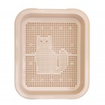 Купить Лоток для кошек Чистый Котик, бежевый, 380х315х80 мм Чистый котик в Калиниграде с доставкой (фото 2)