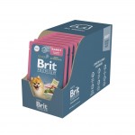 Купить Консервы Brit Premium кролик и брусника в соусе для стерилизованных собак мини-пород, 85 гр Brit в Калиниграде с доставкой (фото 5)