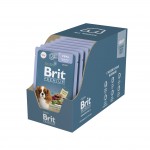 Купить Консервы Brit Premium телятина с зеленым горошком в соусе для взрослых собак мини-пород, 85 гр Brit в Калиниграде с доставкой (фото 5)