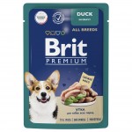 Купить Консервы Brit Premium утка в соусе для взрослых собак всех пород, 85 гр Brit в Калиниграде с доставкой (фото 2)