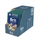 Купить Консервы Brit Premium утка в соусе для взрослых собак всех пород, 85 гр Brit в Калиниграде с доставкой (фото 5)