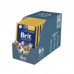 Купить Консервы Brit Premium курица в соусе для взрослых стерилизованных собак всех пород, 85 гр Brit в Калиниграде с доставкой (фото 5)