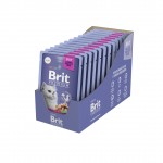 Купить Консервы Brit Premium индейка с сыром в желе для взрослых стерилизованных кошек, 85 г Brit в Калиниграде с доставкой (фото 12)