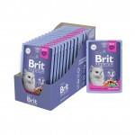 Купить Консервы Brit Premium индейка с сыром в желе для взрослых стерилизованных кошек, 85 г Brit в Калиниграде с доставкой (фото 13)