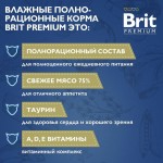 Купить Консервы Brit Premium форель в желе для взрослых кошек, 85 г Brit в Калиниграде с доставкой (фото 2)