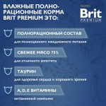 Купить Консервы Brit Premium для котят телятина морковь в желе, 85 г Brit в Калиниграде с доставкой (фото 4)